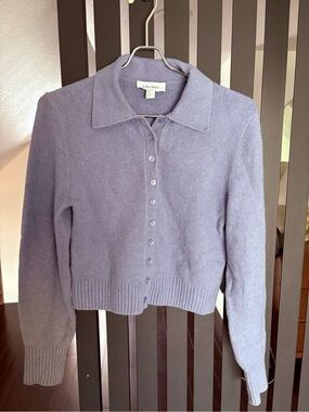 Button-Up Collared Sweater